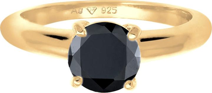 Image du produit Elli Bague Solitaire Classique Zirconia 925 Argent Sterling (62, Argent 925)