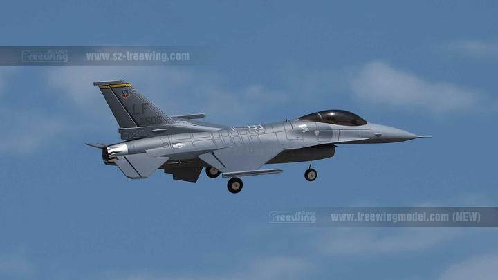 Actual product image Freewing F-16 Falcon 64mm PNP 4S V2 Jet EDF (Jet)