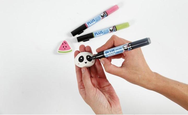 Produktbild Creativ Company Acrylmarker (Rot, Gelb, Orange, 2 mm, 3 x)