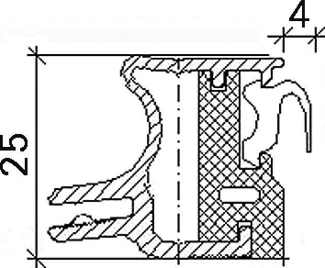 Actual product image Hebgo Threshold profiles 176