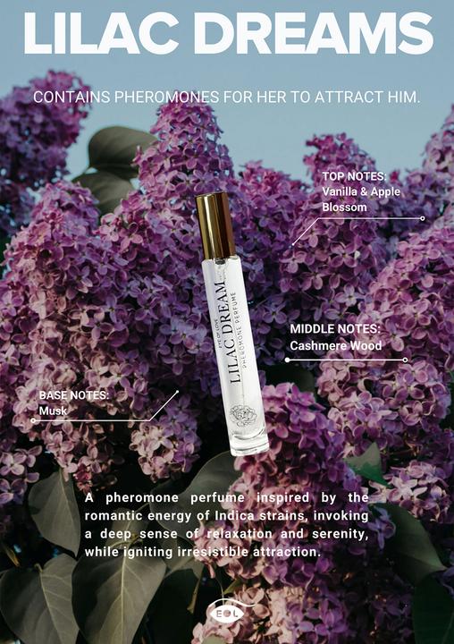 Actual product image Eye of Love Bloom Pheromone Perfume Attract Him 30ml Lilac Dream (Eau de parfum, 30 ml)