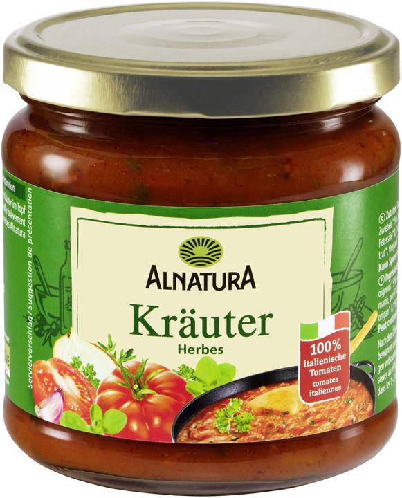 Produktbild Alnatura Bio Tomatensauce Kräuter (575.61 g)