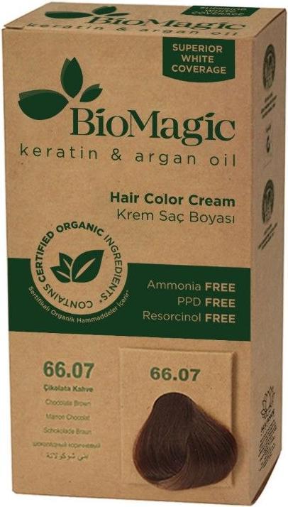 Biomagic Haarfarbe Schokoladenbraun (66,07) 250 g - Biomagisch