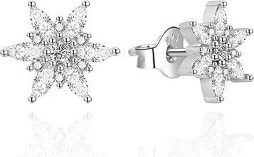 Image du produit Agato - Charming silver earrings Snowflakes AGT-E003PW