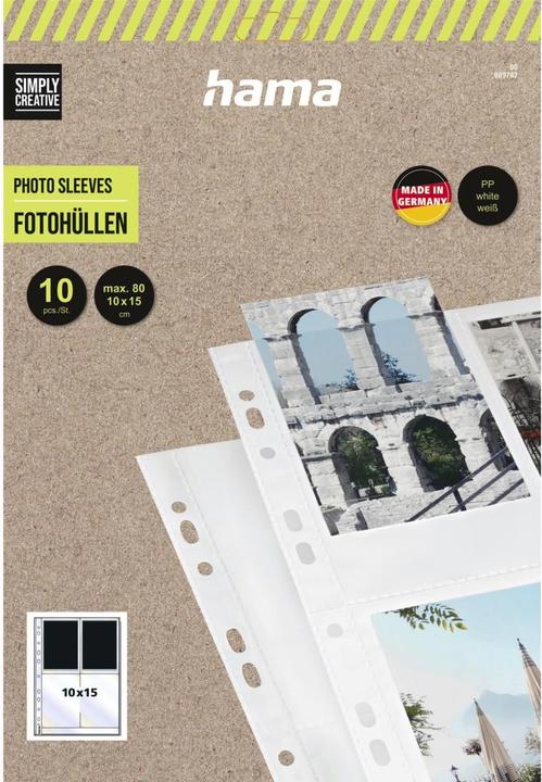 Image du produit Hama Pochettes de photos (10 x 15 cm)