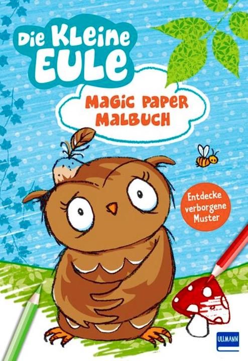 Actual product image Magic Paper colouring book - The little owl