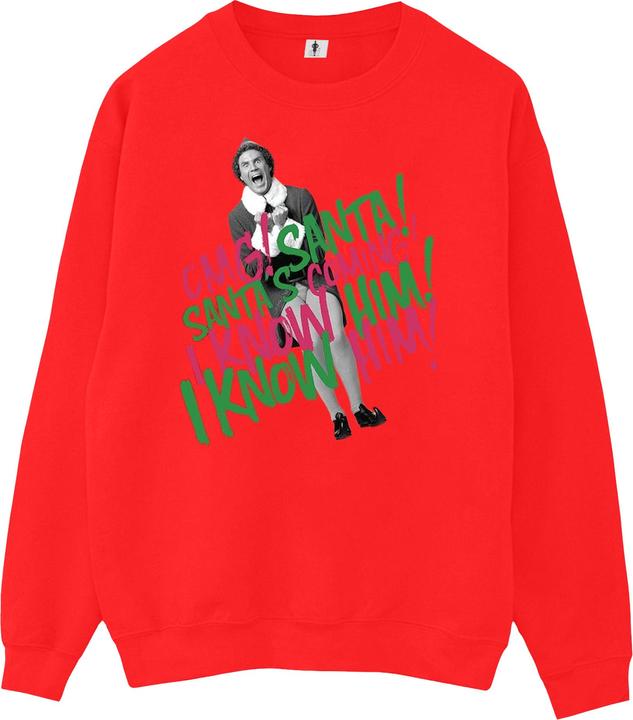 Elf Santa's Coming Sweatshirt (S)