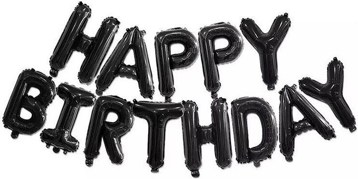 Actual product image Hermex Happy birthday letter balloon (1 x)