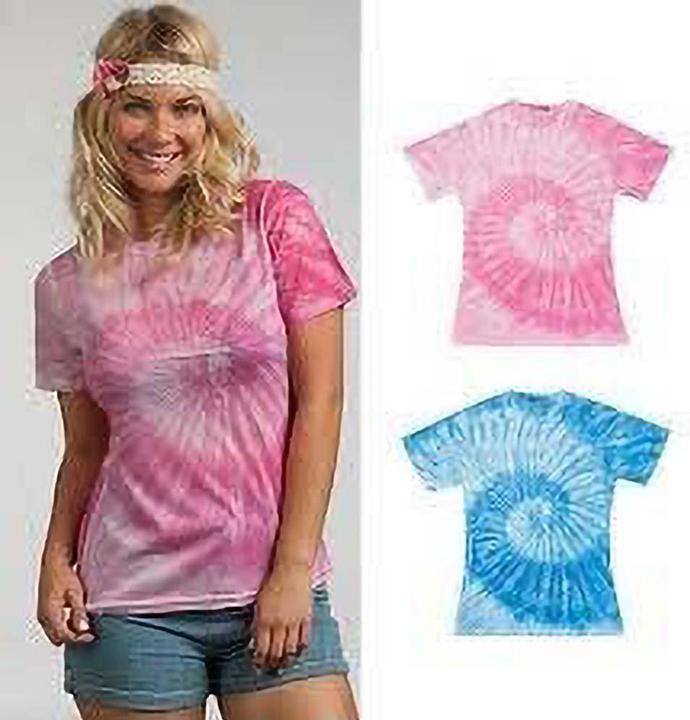 Immagine prodotto Colortone Kvinnor Tshirt Batik Optics Spiral Short Sleeve (S)
