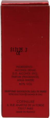 Actual product image Salvador Dalí Ruby Lips by Salvador Dali Mini EDT 4 ml (Eau de toilette, 4 ml)