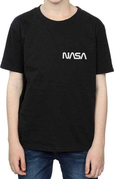 Immagine prodotto Nasa Modern Logo Chest Maglietta Ragazzi (128)