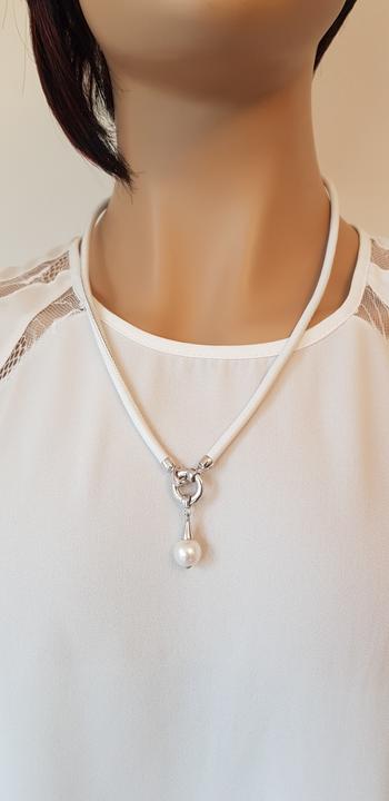 Actual product image Adriana la mia Perla Capri (60 cm, Nappa leather, Silver)