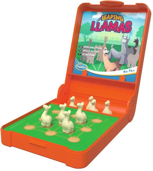 Actual product image Ravensburger ThinkFun 76545 - Flip N' Play Leaping Llamas - the logic game, for children and adults 8+ (German, French, Italian)