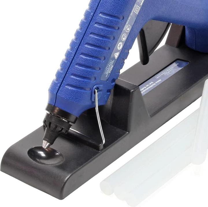 Immagine prodotto Wiltec Pistolet à colle chaude Kit 80W Station de chauffage Bâtons de colle Bricolage Artisanat Coffret