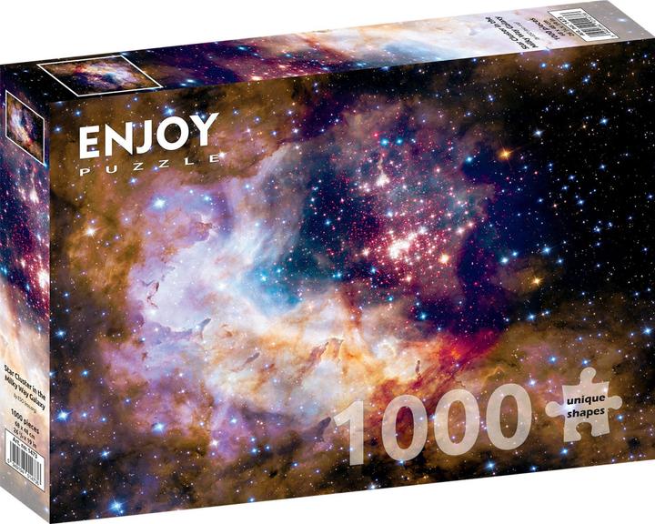 Actual product image Enjoy Puzzle ENJOY-1473 - Star Cluster in the Milky Way Galaxy, Jigsaw Puzzle, 1000 pieces (1000 pieces)