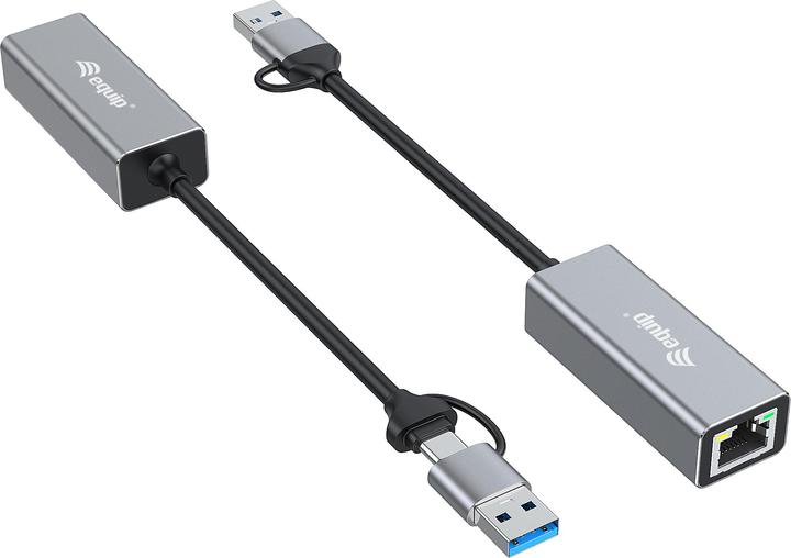 Image du produit equip USB-C vers 2.5 Gigabit Ethernet (USB-C, USB, RJ45 2.5 Gigabit Ethernet (1x))