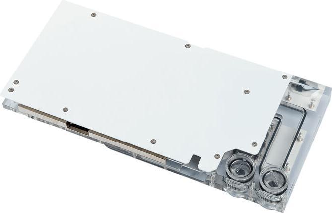 Actual product image Phanteks Glacier Ez-Fit G40 RTX 4090 Asus GPU water cooler, D-RGB - white