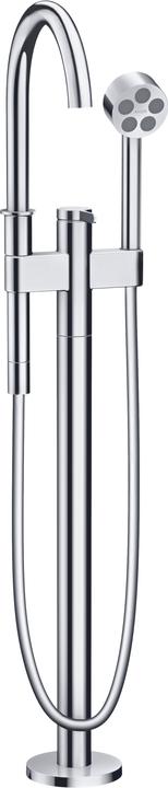 Produktbild hansgrohe Fertigmontageset AXOR ONE f Einhebel-Wannenm. bodenstehend chrom