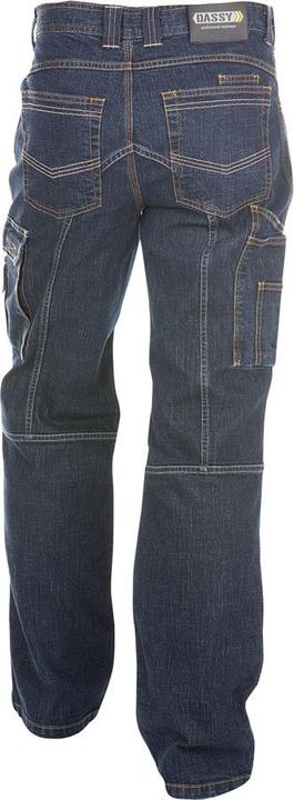 Immagine prodotto Dassy Jeans da lavoro elasticizzati Knoxville in denim blu taglia 54 (54)