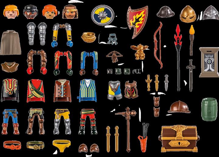 Actual product image Playmobil My Figures: Knights of Novelmore (71487, Playmobil Novelmore)