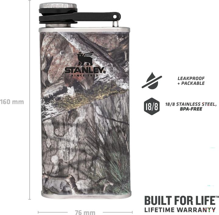 Actual product image Stanley 1913 Classic Wide Mouth Flask 236 ml Mossy Oak (230 ml)