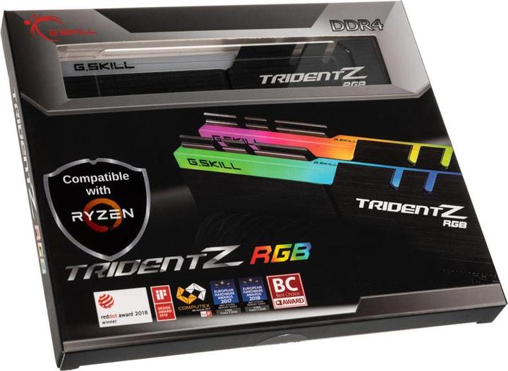 Image du produit G.Skill Trident Z RGB (for AMD) (2 x 8GB, 3600 MHz, RAM DDR4, DIMM)