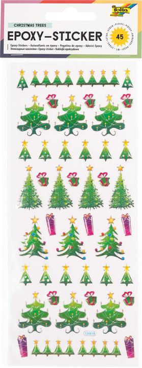Produktbild Folia Weihnachtssticker Epoxy Tannenbaum