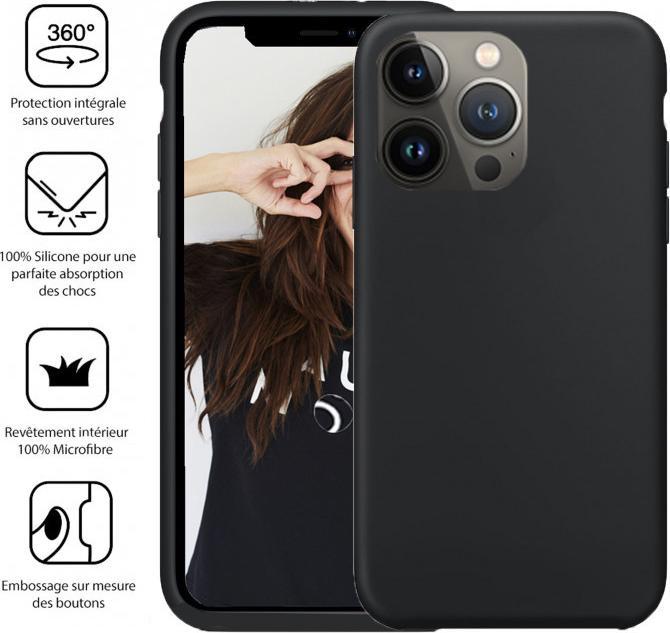 Produktbild Jaym Premium Silikonhülle, Schwarz Series (Apple iPhone 13 Pro Max)