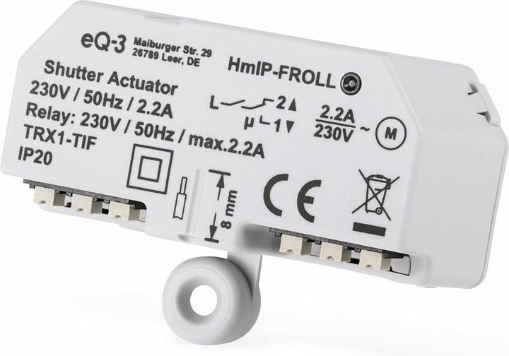 Produktbild Homematic IP Rollladenaktor - Unterputz (Rolladenaktor)