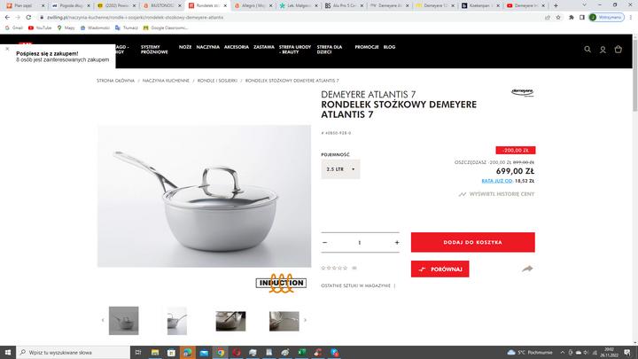 Produktbild Demeyere Atlantis (22 cm, Bratpfanne, Edelstahl)