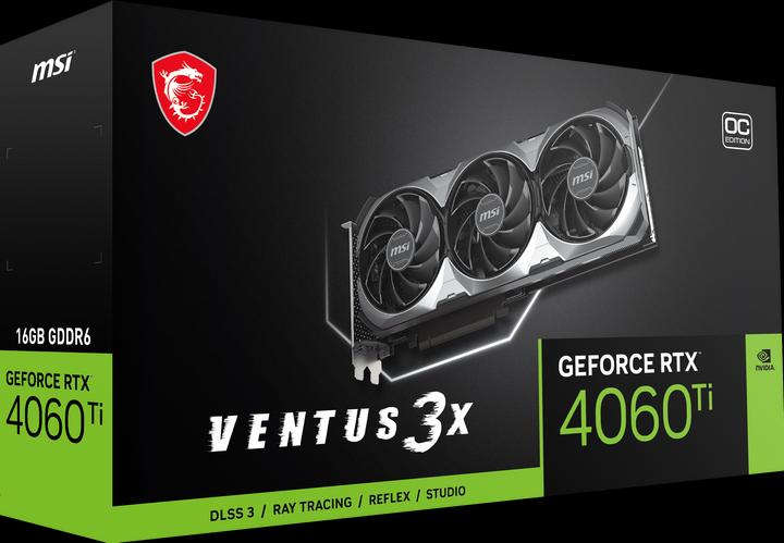 Immagine prodotto MSI RTX 4060 TI 16GB Ventus 3X OC (16 GB)