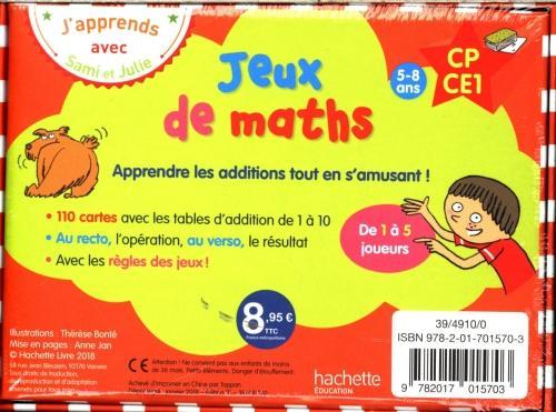 Image du produit Jeux de maths : CP CE1 5-8 ans (Français, Bonté Thérèse, 2018)