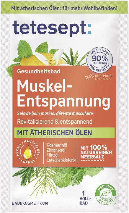 Tetesept Muscle relaxation - Health bath salt - 80.0g (Badesalz)
