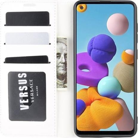 Immagine prodotto MU Classic Crazy Horse Leather Bookcover Series (Samsung Galaxy A21s)