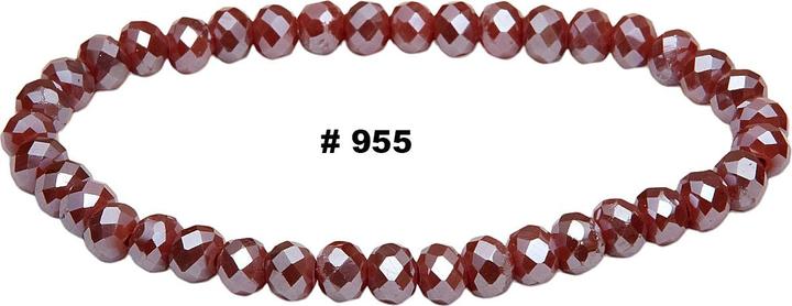 Immagine prodotto Leyda Bracciale con cristalli di zirconia cubica (18 cm, Cristalli di ciconia)