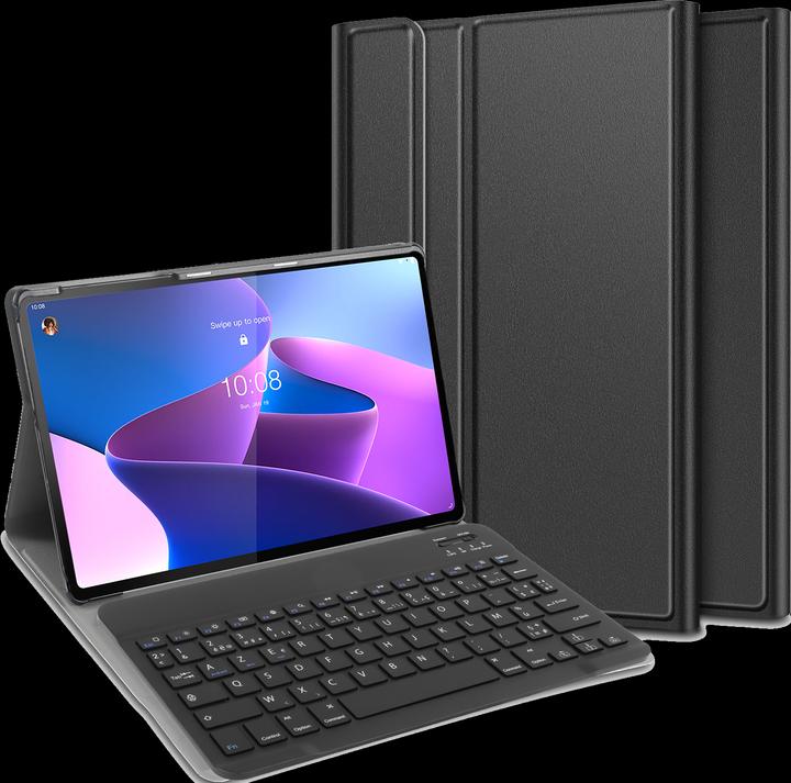 Produktbild Lenovo Tab P12 Pro hoes - AZERTY toetsenbord - Zwart (Lenovo Tab P12 Pro)