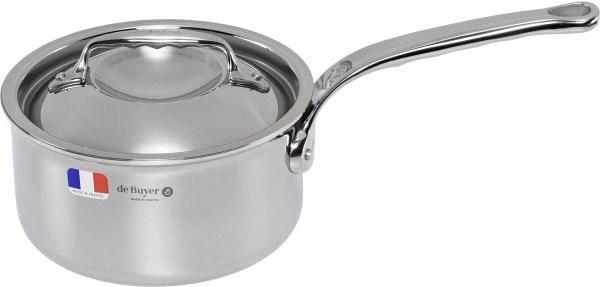 Actual product image de Buyer Affinity saucepan with lid induction (16 cm, Pot, Stainless steel)