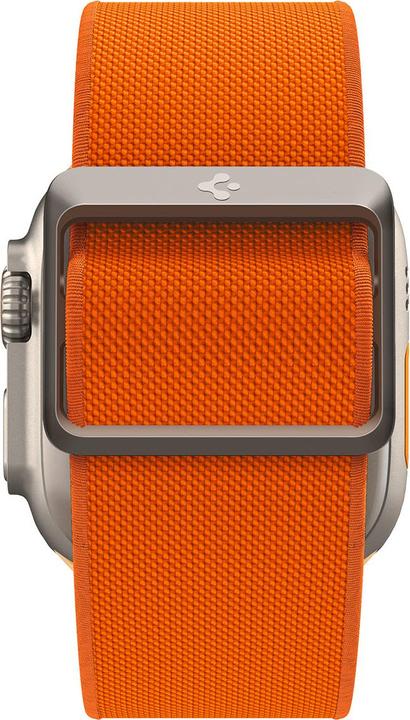 Actual product image Spigen Fit Lite Band for Apple Watch Series 42, 44, 45, 49 mm - orange (42 mm, 44 mm, 45 mm, 49 mm, Nylon, Fabric, Stainless steel)