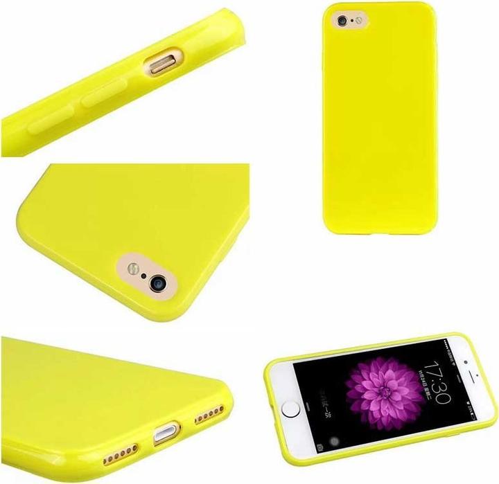 Produktbild Hermex Apple iPhone 7 Candy Gummihülle Case - Gelb Undurchsichtig