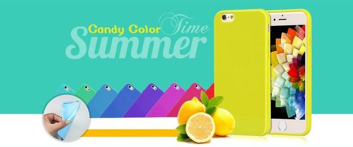 Produktbild Hermex Apple iPhone 7 Candy Gummihülle Case - Gelb Undurchsichtig