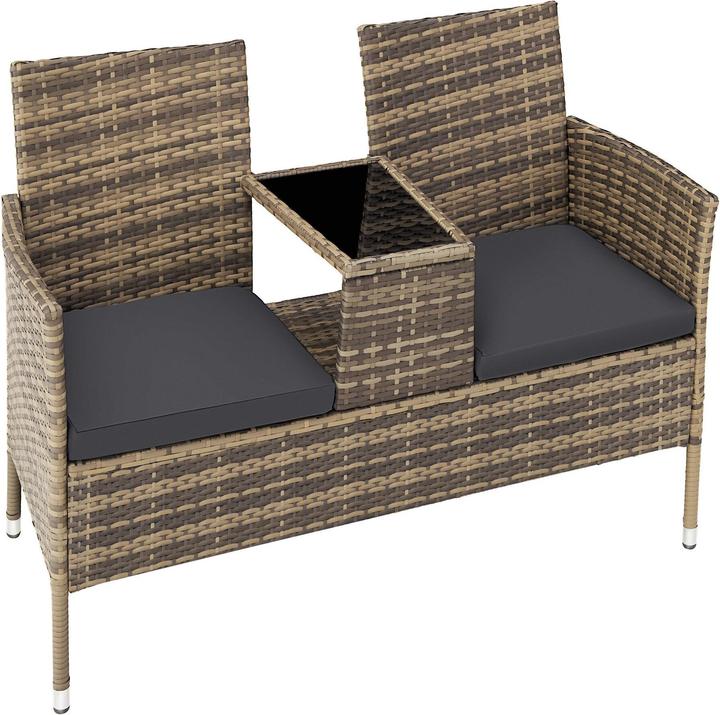 Actual product image tectake Garden bench