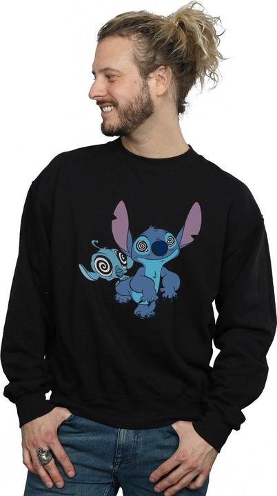 Actual product image Disney Mens Lilo And Stitch Hypnotized Sweatshirt (4XL)
