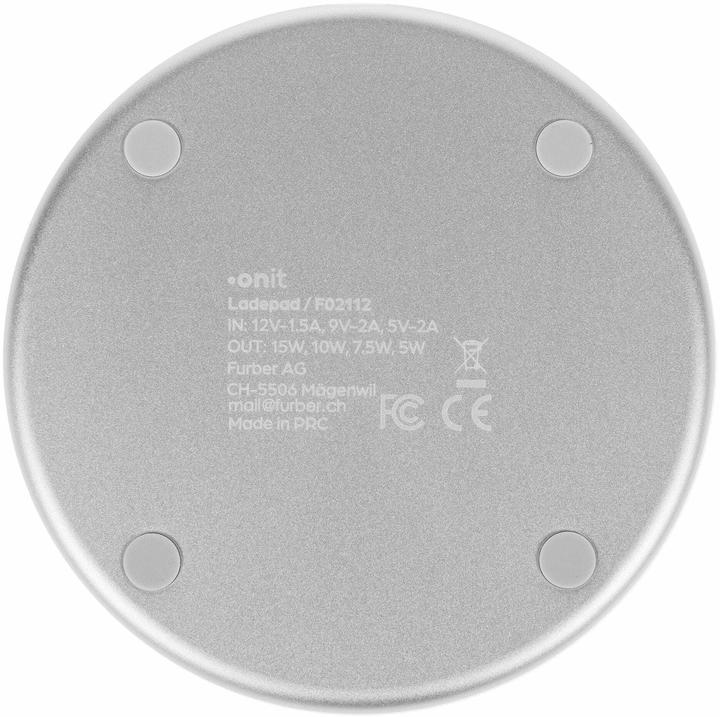 Immagine prodotto Onit Caricatore wireless 15 W Bianco, standard di ricarica a induzione: Qi (15 W)
