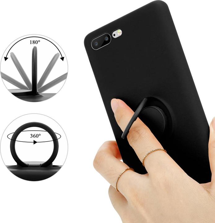 Image du produit Cadorabo TPU Liquid Ring Silicone Case Cover (Apple iPhone 7 Plus, Apple iPhone 7s Plus)