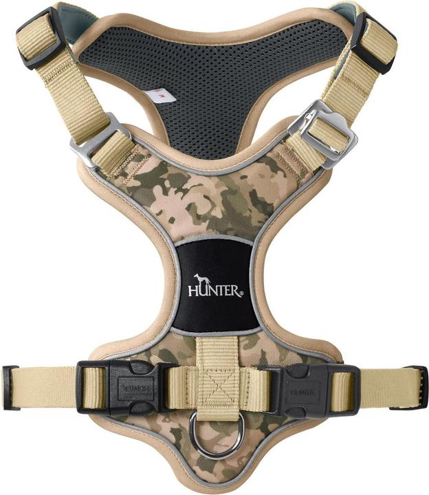 Immagine prodotto Hunter Pettorina mimetica Divo per cani Beige M (M, Cane)
