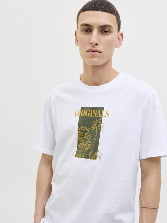 Actual product image Jack & Jones Gedruckt Rundhalsausschnitt T-shirt T-shirt (XL)
