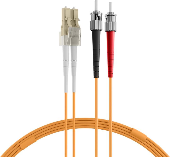 Produktbild EFB Elektronik LWL-2-Faser-Patchk. 2mtr.LC-ST, 50/125um,OM2 (CAT8.1, 2 m)