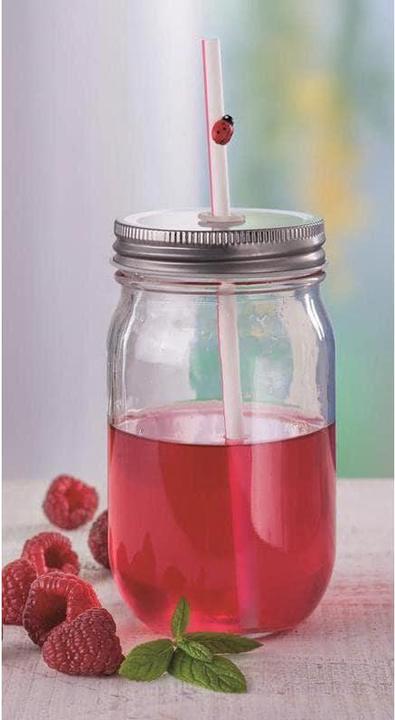 Produktbild Glorex Glas mit Deckel Lili Rose