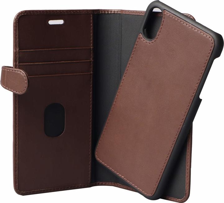 Produktbild Carl BUFFALO Wallet Brun Laeder Til 3 Kort (Apple iPhone X)