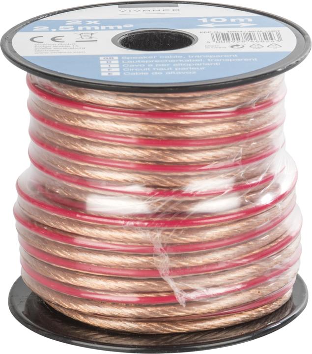 Image du produit Vivanco Ligne de haut-parleurs (10 m, 2.50 mm²² mm)